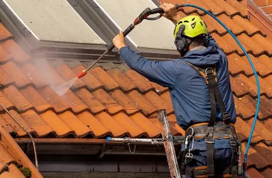 Démoussage et hydrofuge de toiture à Bertrimoutier